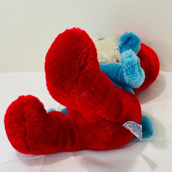 VINTG PAPA SMURF 1979 PEYO WALLACE-BERRIE 10" SITTING PLUSH VGUC - Picture 6 of 8